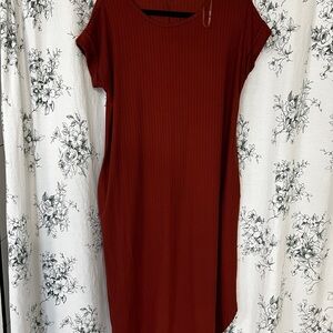 Rust Maxi Dress